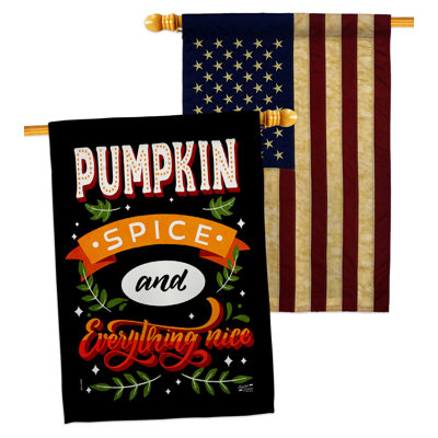 Drapeau de maison tout en polyester 40 x 28 po Tout beau