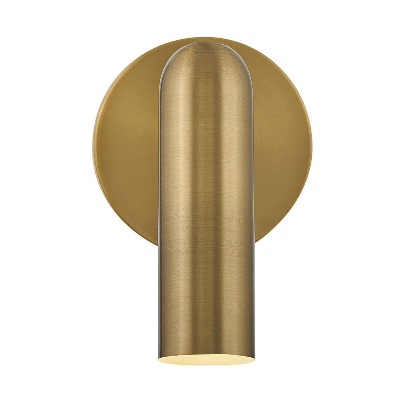 Jax 1 - Light LED Sconce, Heritage Brass