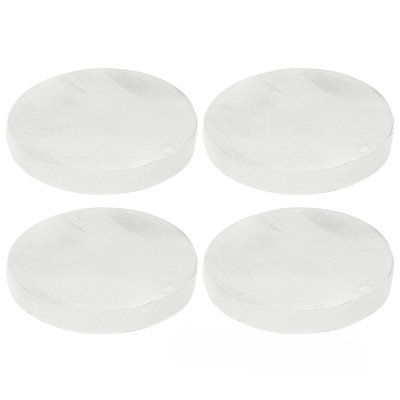 Plaque de charge en cristal Northlandz Selenite, idéale pour la décoration intérieure et la méditation, 4 à 6 pouces - paquet de 4