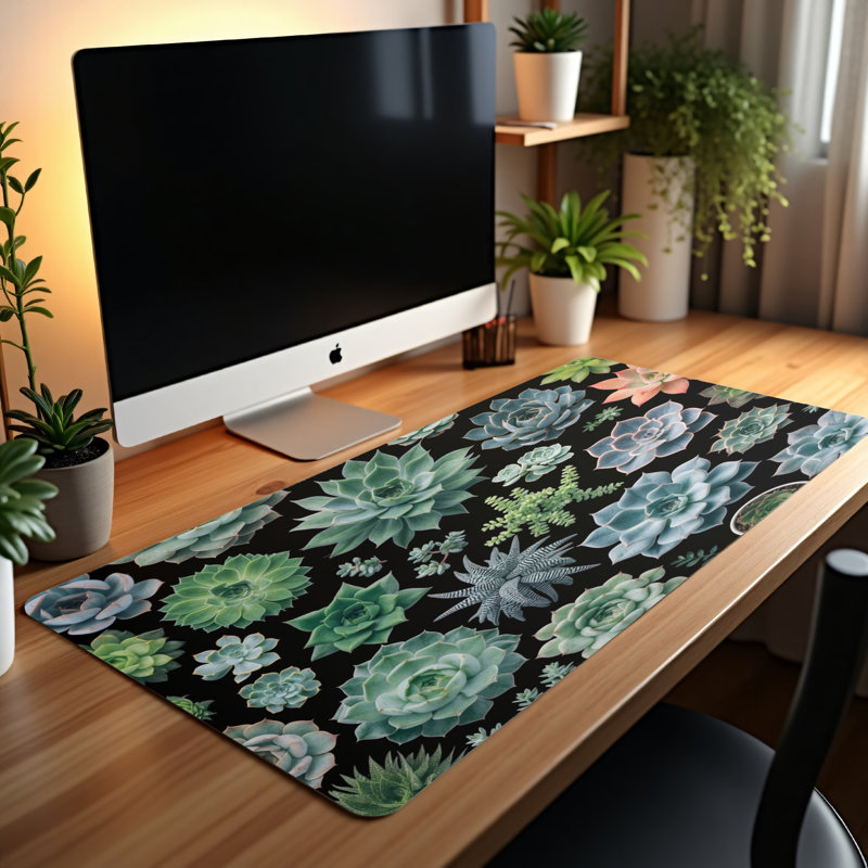 Polyester Desk Pad, 31.5x15.5