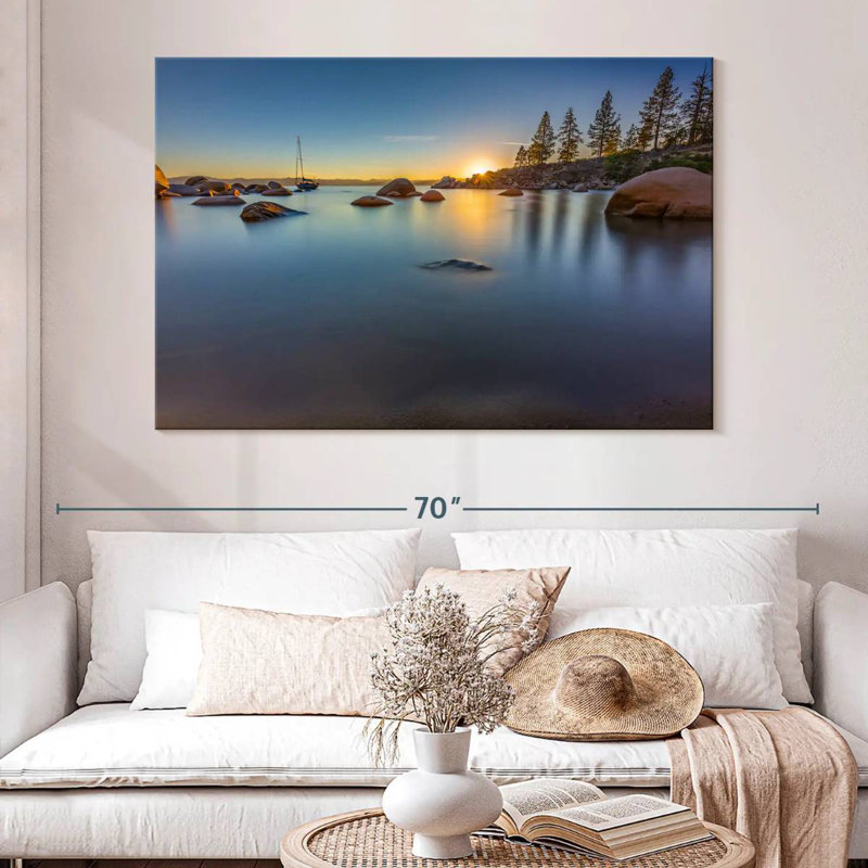 Alvord Lake Tahoe Sundown, H 34 po x l 51 po