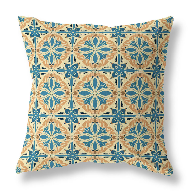 Classic Crest Outdoor Reversible Throw Pillow, 20"H x 20"W