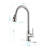 Brushed Nickel Kitchen Sink Faucet With Pull-Out , Stainless Steel, 360 Rotating Nozzle, Pull-Down Spray Head, Rotation, Attractive