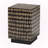 Yatim Square Decorative End Table with Bamboo Diamond Pattern