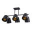 Adjustable 6-Light Semi-Flush Mount Ceiling Spotlight