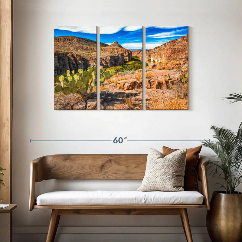 Hot Springs Canyon Rio Grande, H 28 po x l 45 po