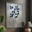 Indigo Foliage II, reproduction encadrée - bois massif-1986823946