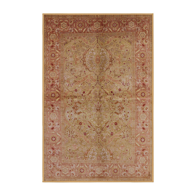 Tapis oriental beige / rose Sighmar, Rectangle 7 pi x 10 pi