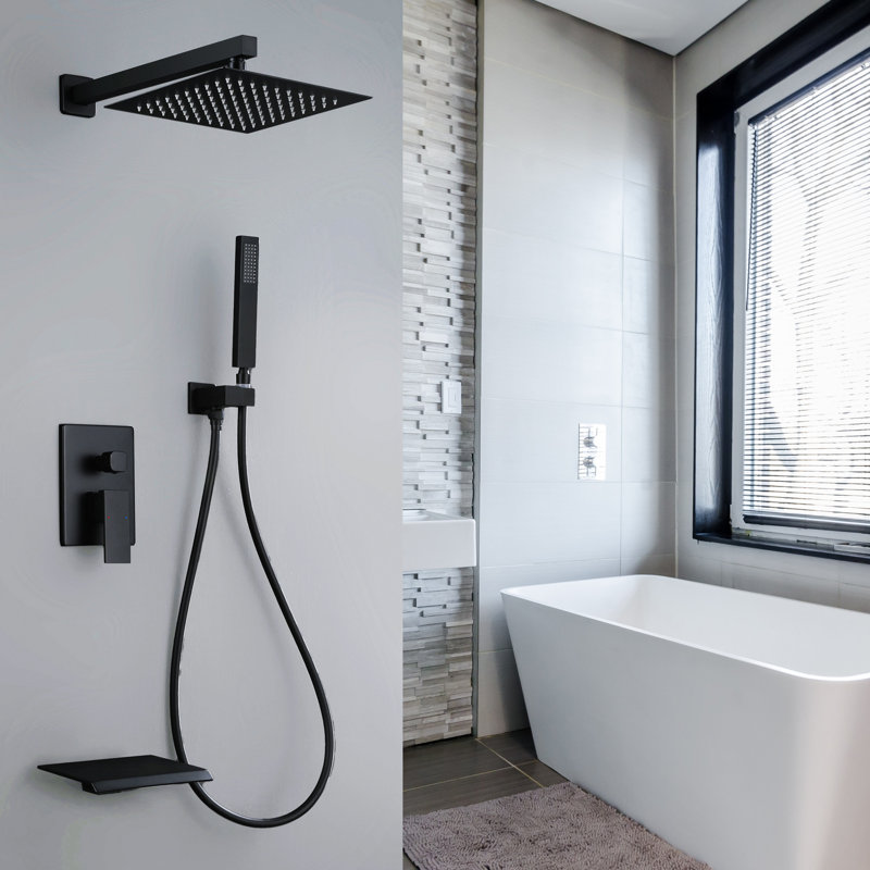 Système de douche complet avec valve brute
