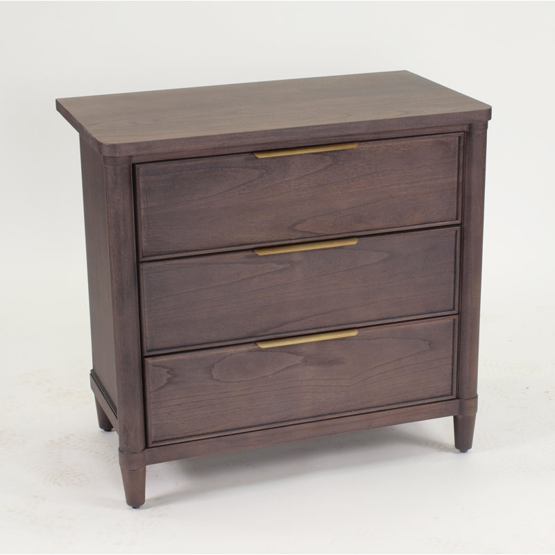 Clair 3 - Drawer Solid Wood Dresser, Celery