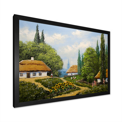 Old Rural Village Lanscape XIII " Old Rural Village Lanscape XIII "