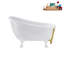 1348.7mm x 650.2mm Freestanding Soaking Acrylic Bathtub-984271904-984271911
