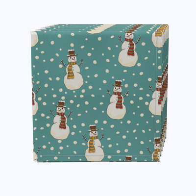 Elfont 100% Cotton Abstract Square Napkin