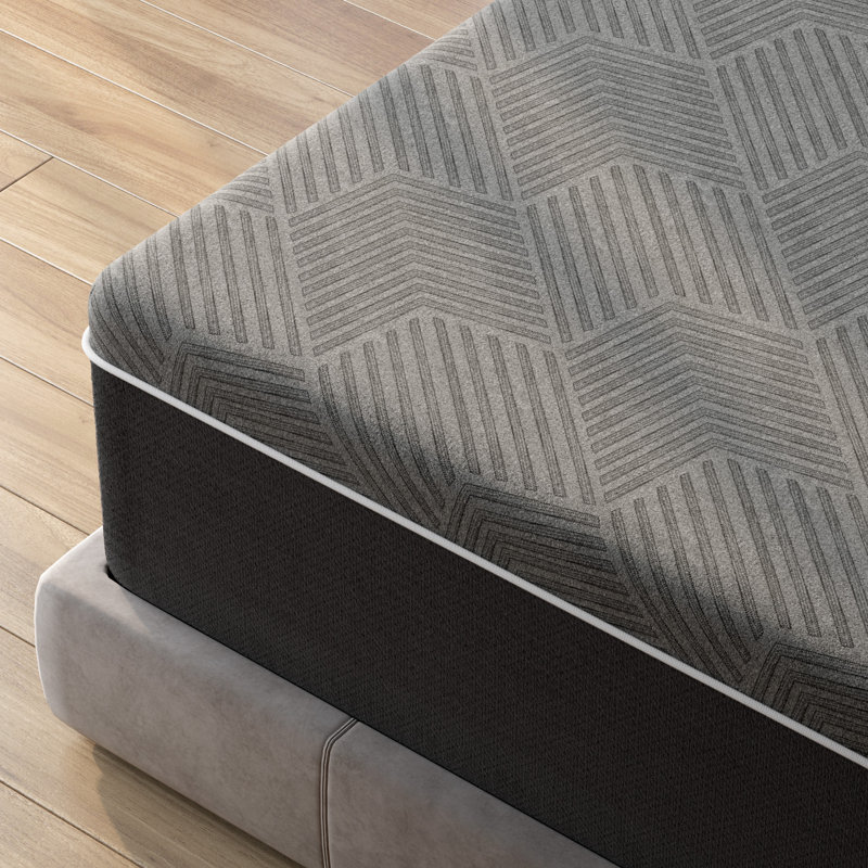 Baltique 10"/12"/14" Medium Gel Memory Foam Mattress, King, 10"