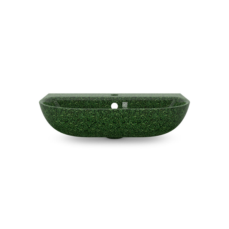 Soft60 23.62'' L Bathroom Sink, Moss