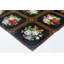 Tapis noir / brun antique 9 pi 7 po x 10 pi Mid-20Th Century