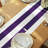 Purple Striped Table Runner 108" x 14"-27798651-27778789