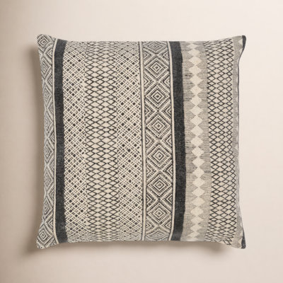 Zetta Geometric Cotton Throw Pillow