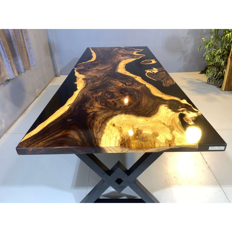 Santorini Solid Wood Dining Table