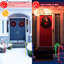 Lumières solaires de Noël en forme de canne de Noël avec 8 modes d'éclairage