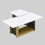 Ensemble de tables basses 2 pièces Modern Light Luxury-1125511190