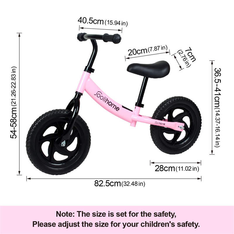 Joolihome Push/Pull Ride On, Pink