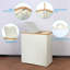 Bamboo Laundry Room Organizer