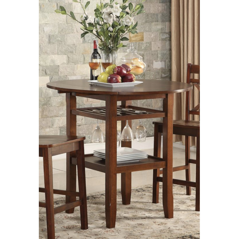 Cherry Finish Counter Height Table