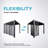 111S Fixed Aluminum Shutter Wall (Pergola accessory)-129158526-77353277