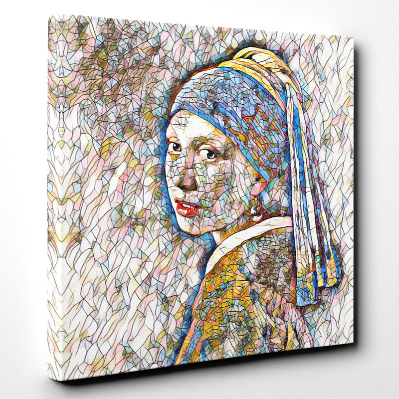 Johannes Vermeer - Wrapped Canvas Print, 50cm H x 50cm W