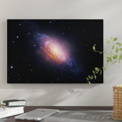 Spirale galaxie en lion (NCL 3521) par Robert Gendler - Giclée sur toile tendue avec châssis