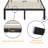 Agulla 16" High Metal Bed Frame with Sturdy Wood Slats, No Box Spring Needed, Easy Assembly-1581559044