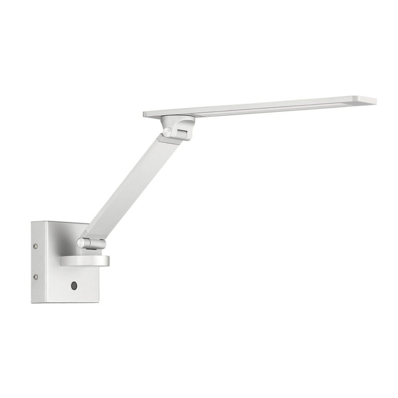 Applique murale à bras articulé en aluminium à DEL ARC - Luminaire moderne intégré en métal de 9 W pour un éclairage élégant