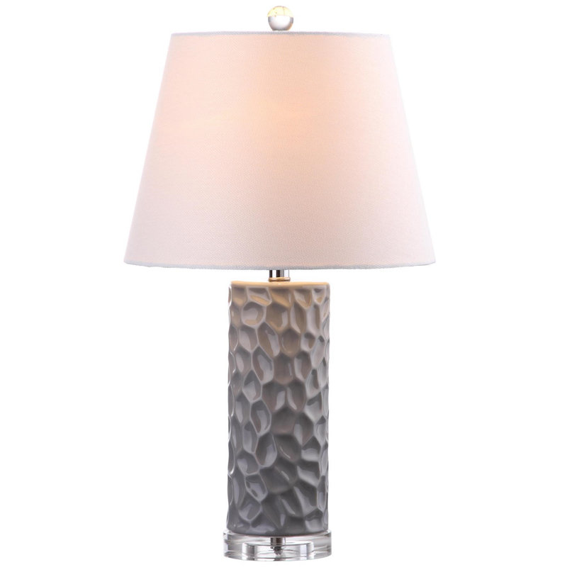 Thora Ceramic Table Lamp, Gray