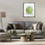 Cadre flottant de balle de tennis pastel doux, design par Matthew Piotrowicz-629861219-629861245