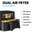 TGC Distributors Lumi 10L Dual Air Fryer Air Fryer