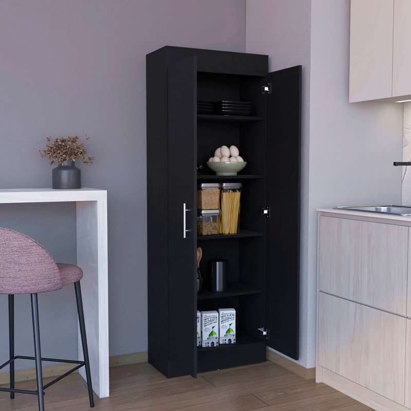 Garde-manger, garde-manger, Noir mat
