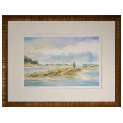 Smack Bayou Peninsula Print by Daughdrill