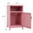 Katarra 26'' Tall Metal Nightstand Storage Cabinets With Lock-804624991
