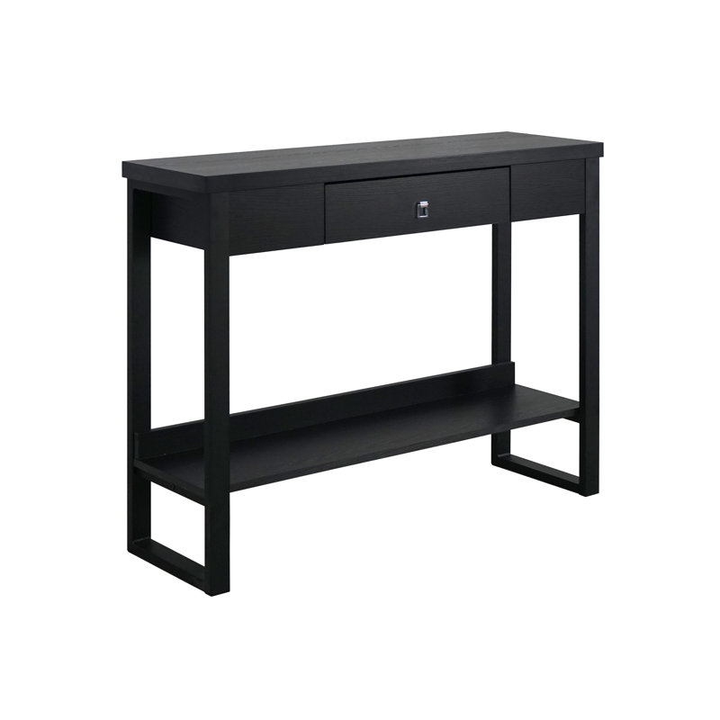 Master Coal Black Console Table