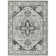 Mikel Traditional Charcoal Area Rug
