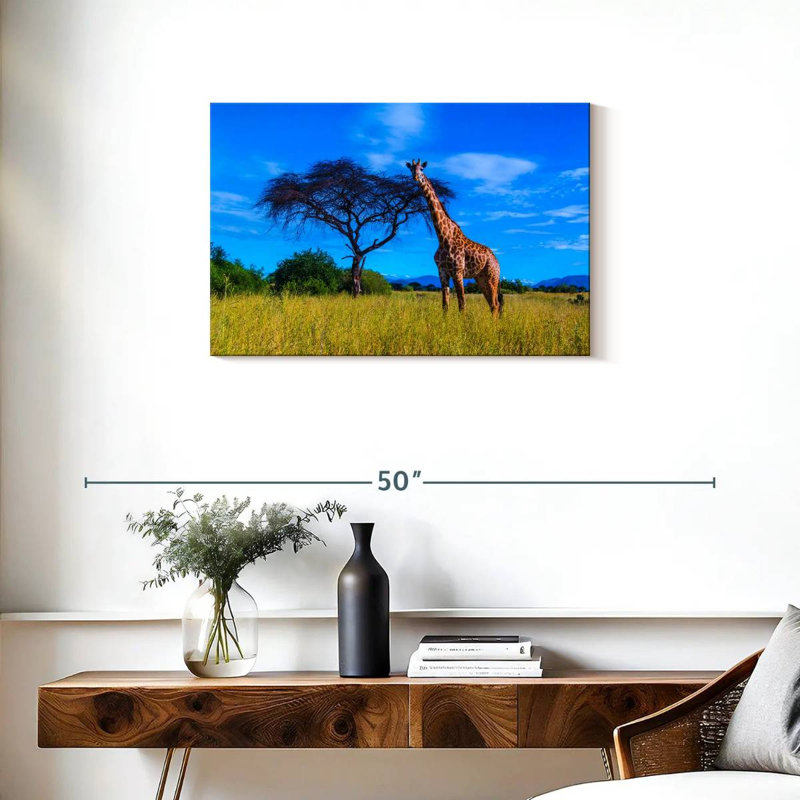 Girafe du parc national Brampt Ruaha, H 20 po x l 30 po
