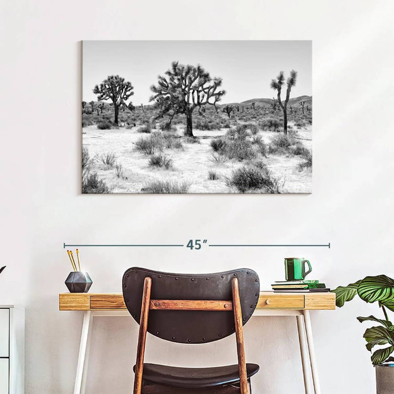 Alvord - Arizona noir - magnifiques arbres de Josué, H 26 po x l 39 po