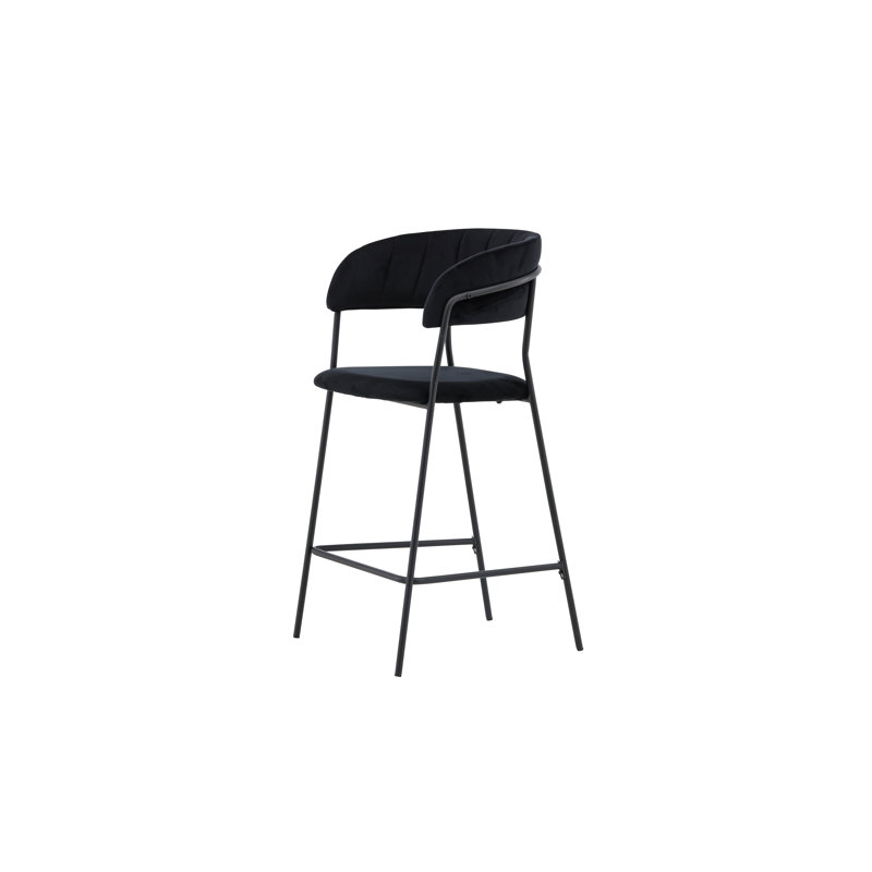 Haberman Upholstered Counter Stool with Metal Frame
