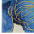 Handmade Hand Tufted Viscose Area Rug in Blue/Purple/Yellow-87183720