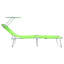vidaXL Folding Sun Lounger with Canopy Outdoor Daybed Sunbed Steel and Fabric-1465781481