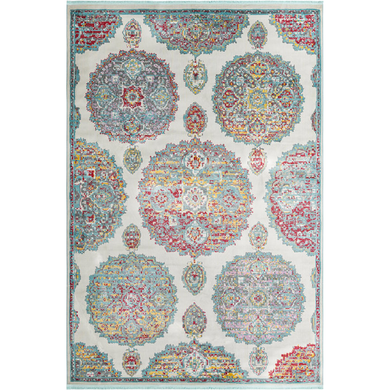 Floral Indoor Rug, Rectangle 10' x 14'