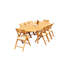 Surfliner Outdoor 9 - Piece Teak Dining Set-487520870