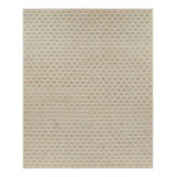 Scandinavian Hand Knotted Wool Geometric Area Rug