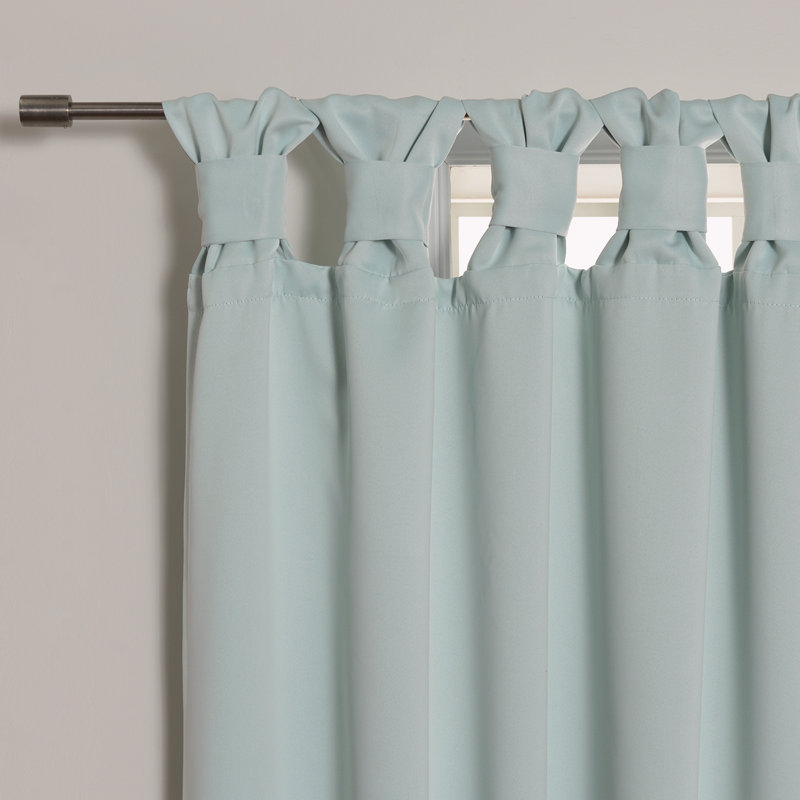 Molloy Insulating Curtain Pair, l 52" x L 63", Menthe